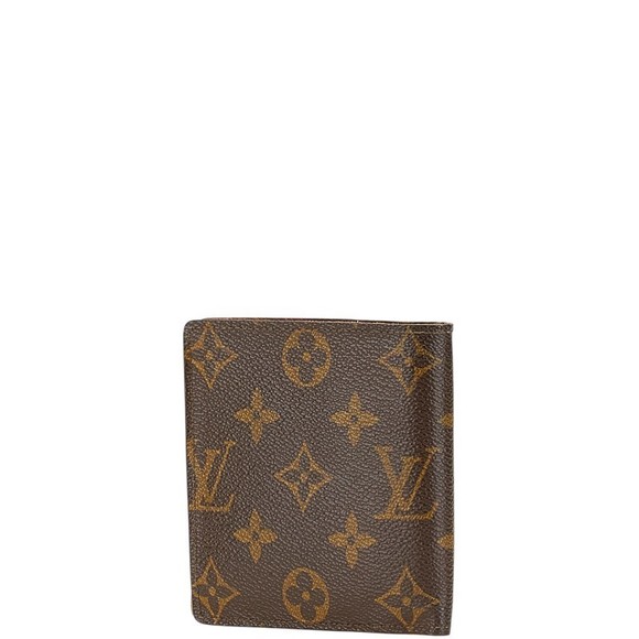 Louis Vuitton Bie Monogram Wallet Porte Monet Carte Brown - Picture 1 of 8